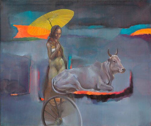 Das Dharma Rad de Maria Teresa Crawford Cabral, Pintura a la venta en Singulart