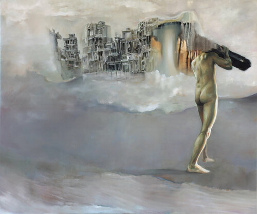 Nichts als Ruinen di Maria Teresa Crawford Cabral, Pittura in vendita su Singulart