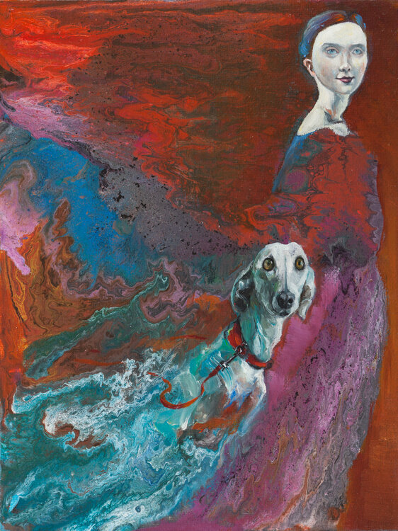 Spanische Windhund Maria Teresa Crawford Cabral