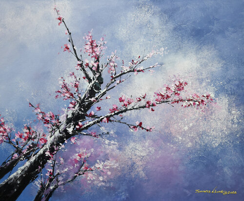 Blossom Season by Thomas Leung, 회화 for Sale on Singulart