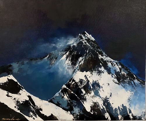 Snow Peak di Thomas Leung, Pittura in vendita su Singulart
