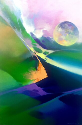 Galaxies by Thomas Leung, 회화 for Sale on Singulart