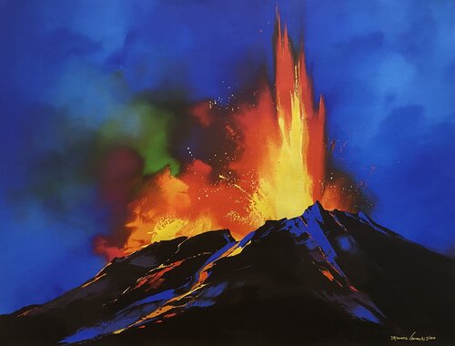 Volcanic Majesty von Thomas Leung, Druck kaufen auf Singulart