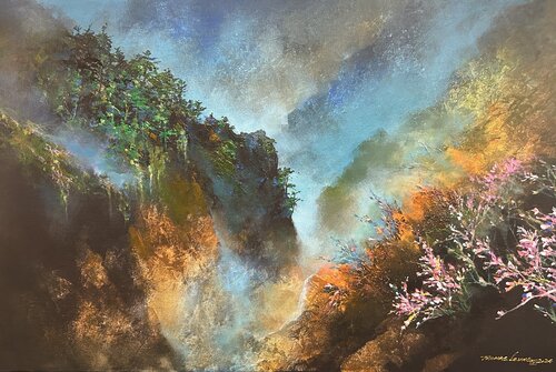 Rising From The Mist par Thomas Leung, Peinture en vente sur Singulart