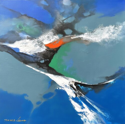 Space Out I by Thomas Leung, 회화 for Sale on Singulart