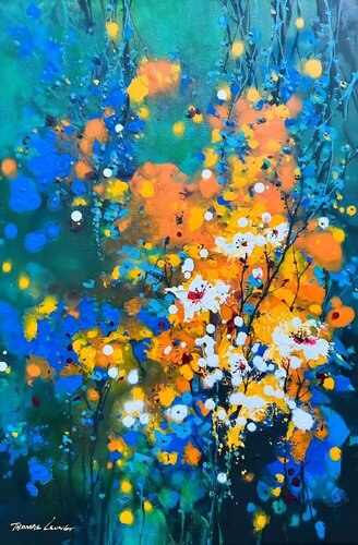 Blossoms by Thomas Leung, 회화 for Sale on Singulart