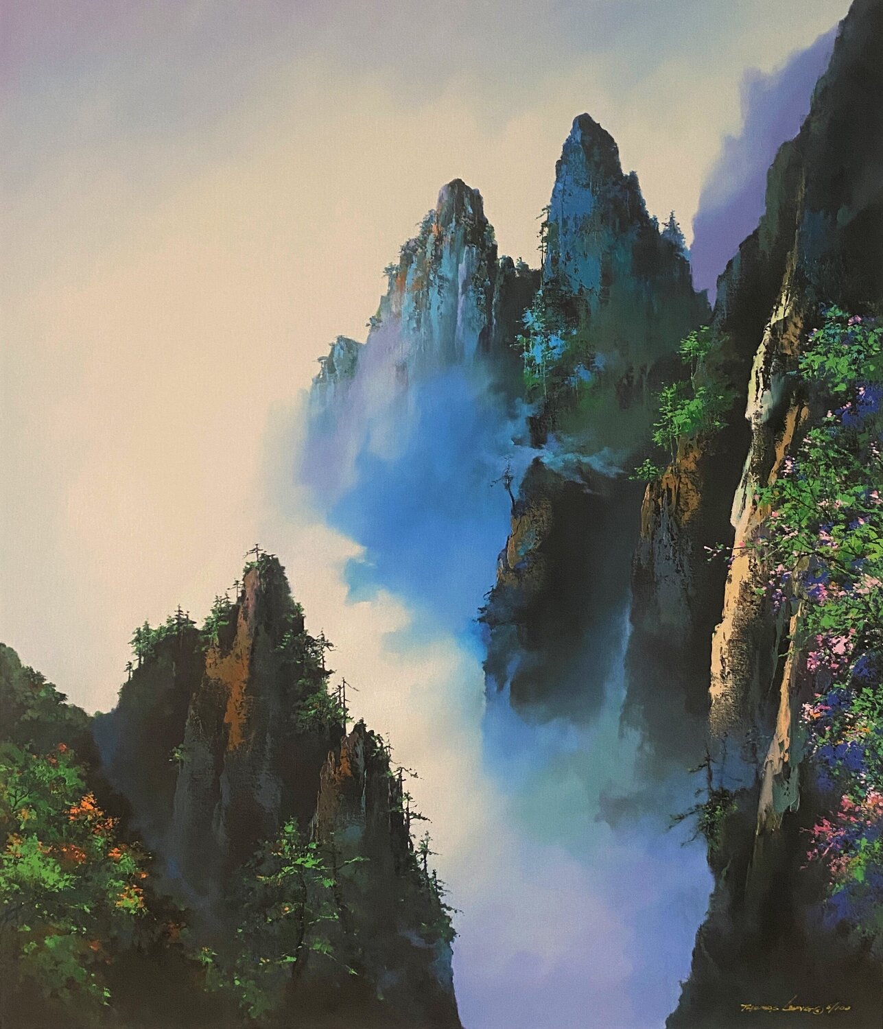 The Beauty Of Huangshan Thomas Leung Druck zu verkaufen