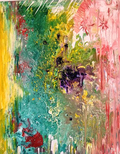 Profondo viola  D7 by Michele Imperiale, Painting for Sale on Singulart