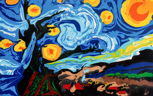 “Diffusione di Van Gogh 2” van Ivan Lorenzo Frezzini, Schilderij te koop op Singulart