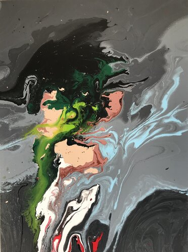 “Diffusione di Magritte II” van Ivan Lorenzo Frezzini, Schilderij te koop op Singulart