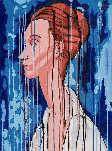 “Diffusione di Modigliani 2.4” von Ivan Lorenzo Frezzini, Malerei kaufen auf Singulart