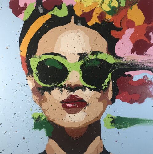 “Diffusione di Frida 20.24 gafas III” van Ivan Lorenzo Frezzini, Schilderij te koop op Singulart