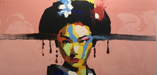 “Diffusione di Geischa” van Ivan Lorenzo Frezzini, Schilderij te koop op Singulart