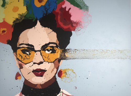 “Diffusione di Frida 20.24 sky blue” Ivan Lorenzo Frezzini