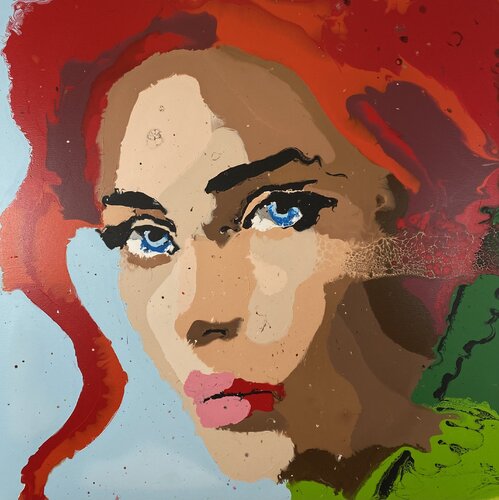 “DIFFUSIONE VOLTO DI MATILDE V” di Ivan Lorenzo Frezzini, Pittura in vendita su Singulart