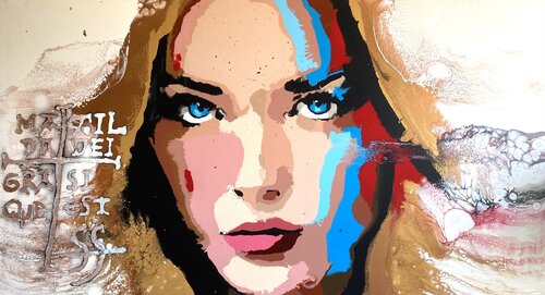 "MATILDE OLTRE I CONFINI DEL TEMPO" von Ivan Lorenzo Frezzini, Malerei kaufen auf Singulart