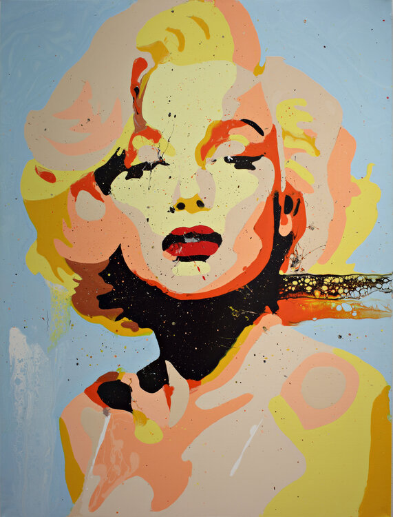 “Diffusione di Marilyn Monroe 20.24 II” Ivan Lorenzo Frezzini