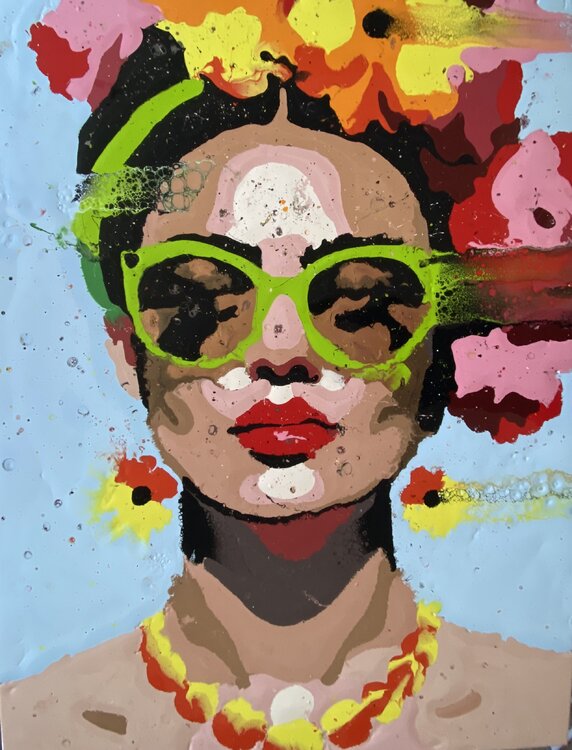 “Diffusione di Frida Kahlo 1” Ivan Lorenzo Frezzini