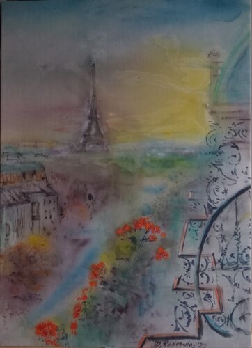 Memorie di Parigi von Davide Rodoquino, Malerei kaufen auf Singulart