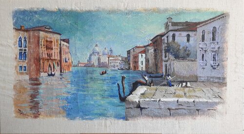 Canal Grande di Davide Rodoquino, Pittura in vendita su Singulart