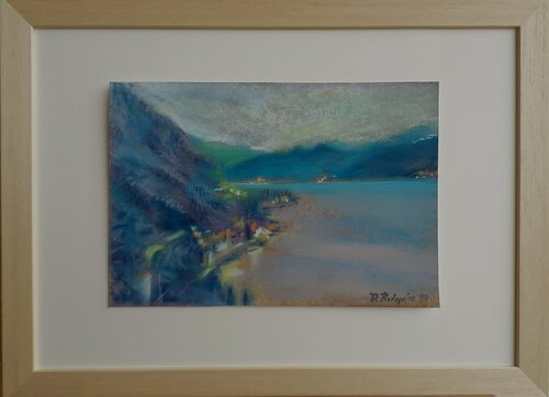 Varenna sul lago di Como by Davide Rodoquino, Work on Paper for Sale on Singulart