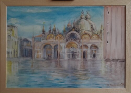 Piazza S. Marco von Davide Rodoquino, Malerei kaufen auf Singulart