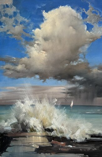 Breath of the Ocean by Sergei Yatsenko, Painting for Sale on Singulart