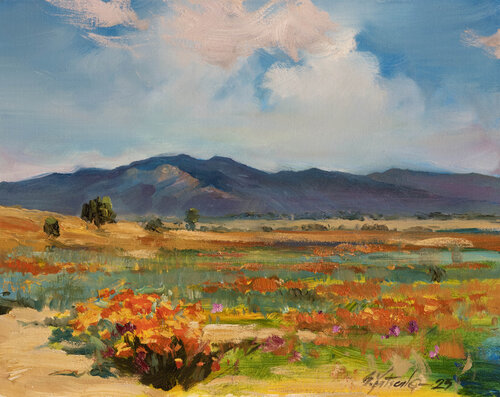 California poppies von Sergei Yatsenko, Malerei kaufen auf Singulart