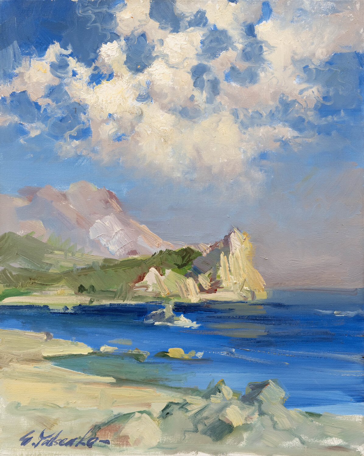 Morning shore Sergei Yatsenko