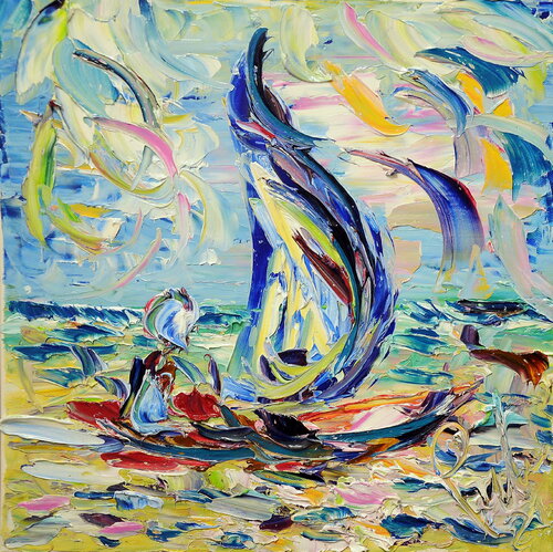 Piccola Barca von Antonino Puliafico, Malerei kaufen auf Singulart