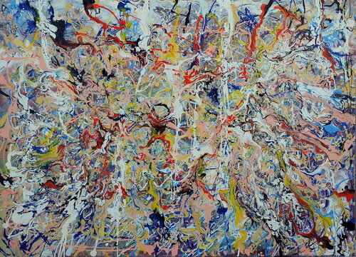 Brusio di voci di Antonino Puliafico, Pittura in vendita su Singulart