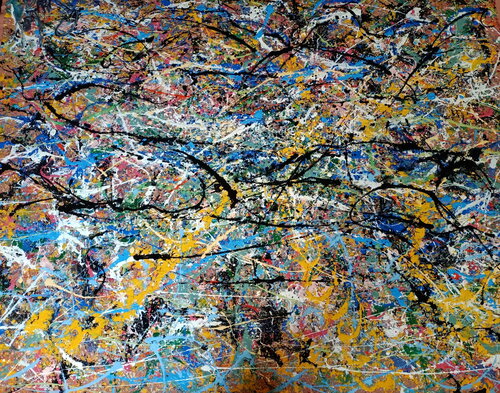 Spuma D'onda dripping di Antonino Puliafico, Pittura in vendita su Singulart