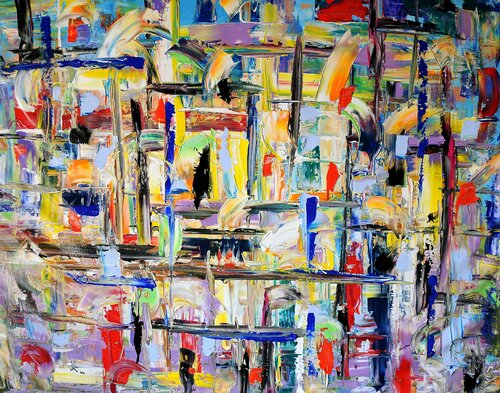 sotto le stelle by Antonino Puliafico, Painting for Sale on Singulart