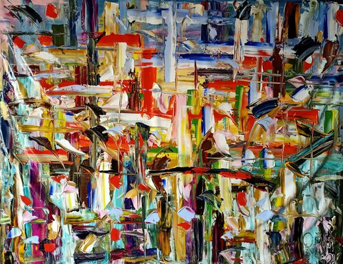 nuvole colorate di Antonino Puliafico, Pittura in vendita su Singulart