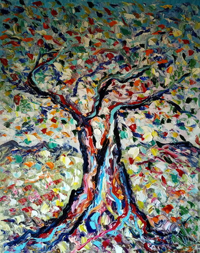 Ulivo e colline van Antonino Puliafico, Schilderij te koop op Singulart