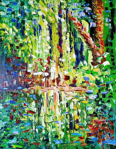 Riflessi di Salici van Antonino Puliafico, Schilderij te koop op Singulart