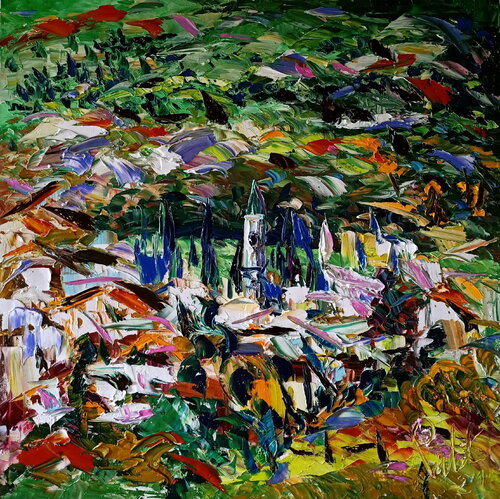 Fumane in Valpolicella di Antonino Puliafico, Pittura in vendita su Singulart