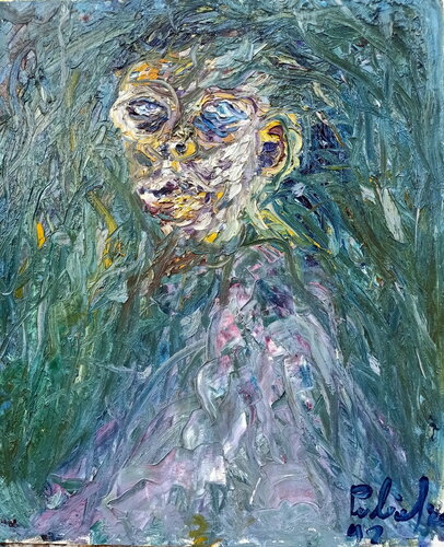 autoritratto fantasma di Antonino Puliafico, Pittura in vendita su Singulart