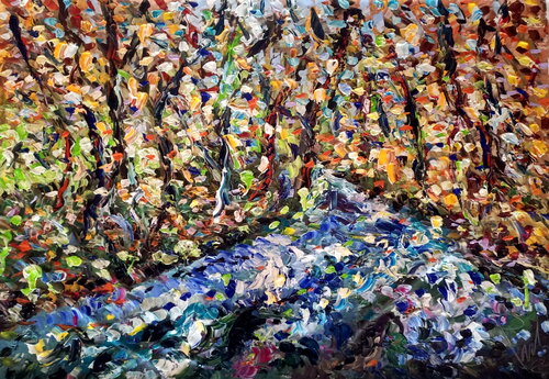 Ruscello d'autunno di Antonino Puliafico, Pittura in vendita su Singulart