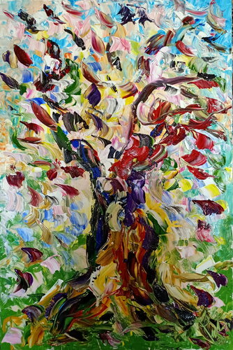 Vento tra i rami by Antonino Puliafico, Painting for Sale on Singulart
