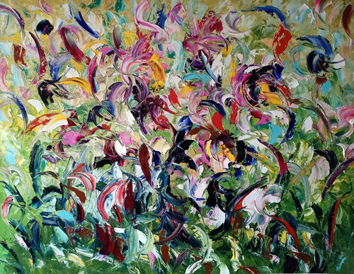 Ricordi Viola van Antonino Puliafico, Schilderij te koop op Singulart