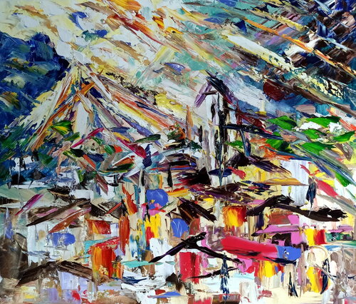 Alba montana van Antonino Puliafico, Schilderij te koop op Singulart