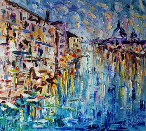Crepuscolo Veneziano van Antonino Puliafico, Schilderij te koop op Singulart