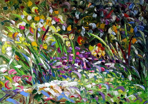 Tesori nel bosco van Antonino Puliafico, Schilderij te koop op Singulart