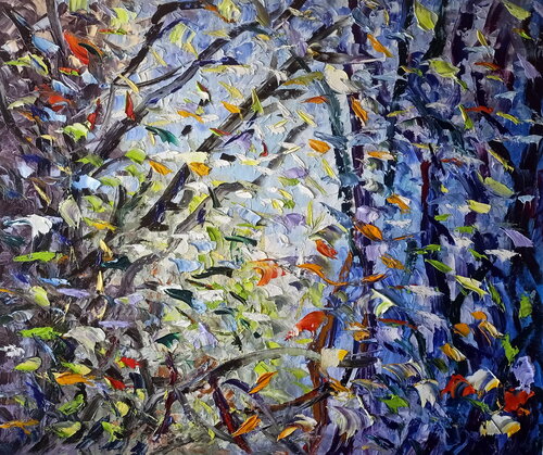Luna tra i rami van Antonino Puliafico, Schilderij te koop op Singulart