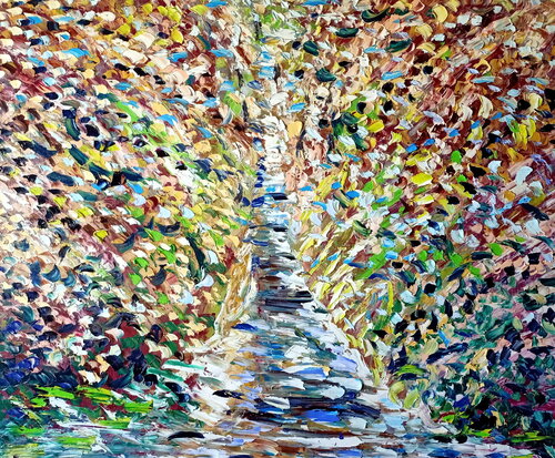Il Cammino van Antonino Puliafico, Schilderij te koop op Singulart