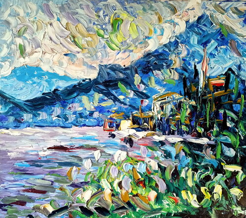 Verde Lago di Antonino Puliafico, Pittura in vendita su Singulart