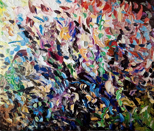 Blu Garden di Antonino Puliafico, Pittura in vendita su Singulart