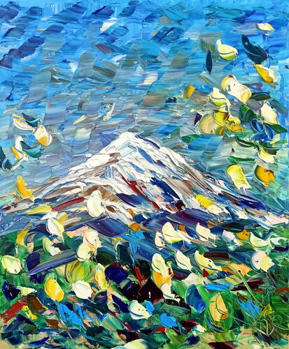 Monte Fuji van Antonino Puliafico, Schilderij te koop op Singulart