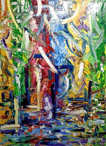 Ombrea Venezia di Antonino Puliafico, Pittura in vendita su Singulart